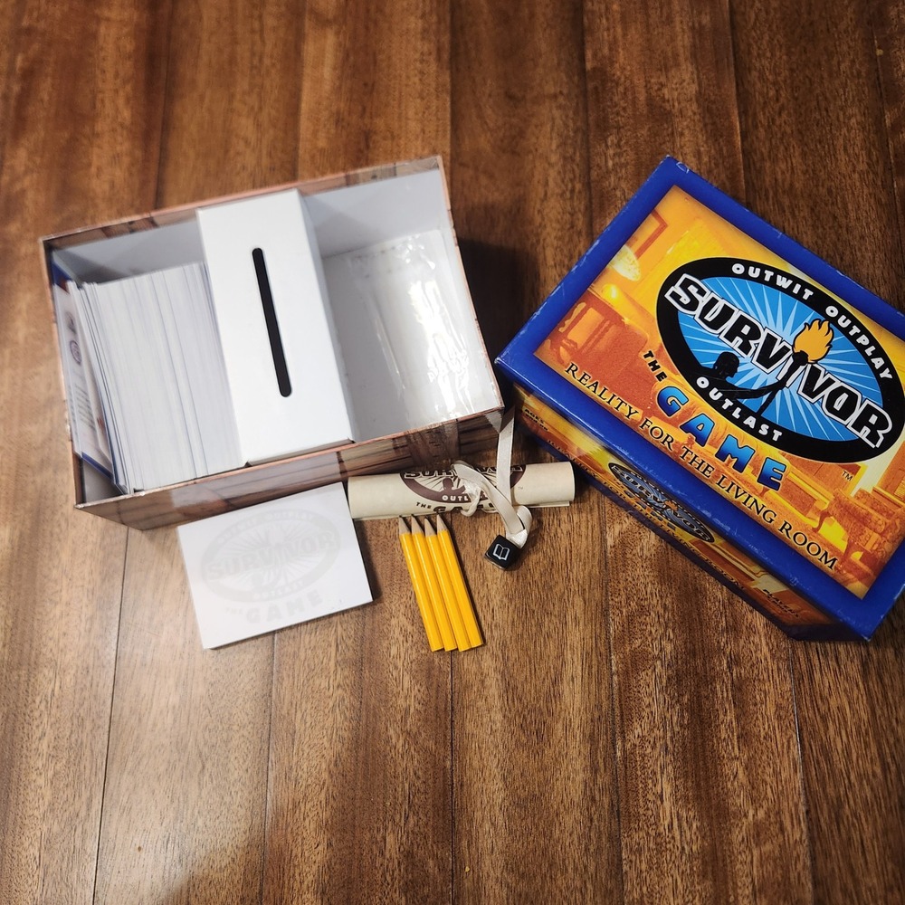 Survivor The Game Reality 2003 Board‎ Game Complete With Cards Pencils